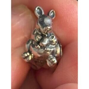 Pandora Kangaroo With Joey Charm PS 925 ALE Sterling Silver